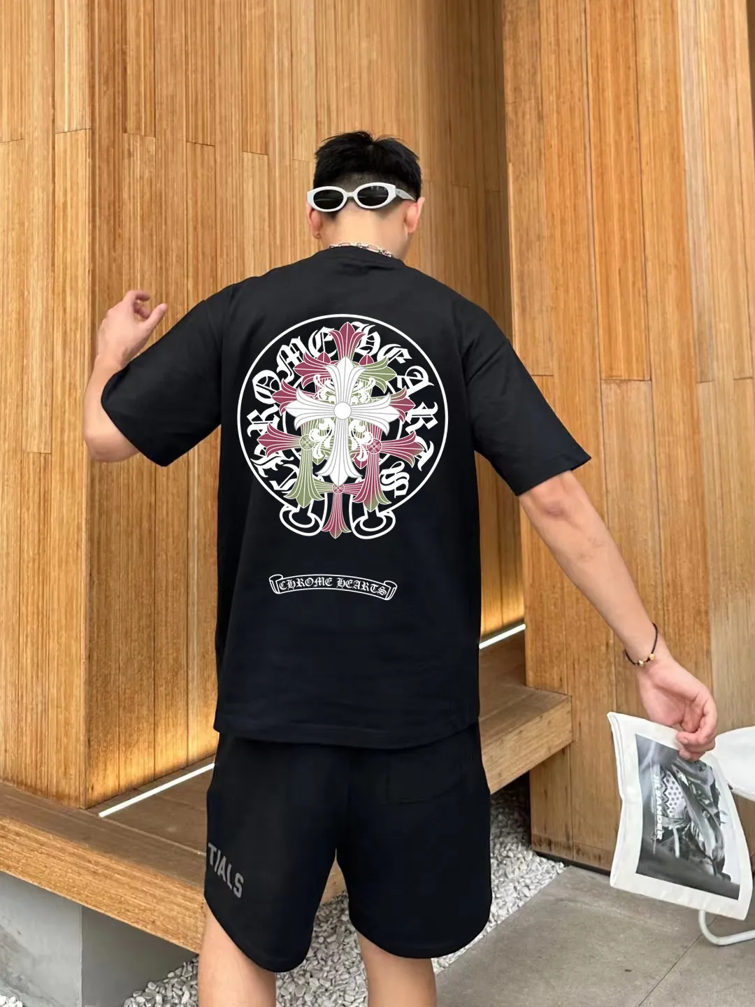 [CH ] 2026FW T LOGO Premium 26s Same Style ：Black White Green Size：S M L XL 2XL